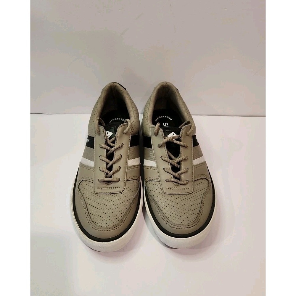 Sperry Topsider Halyard Retro Lace Up Tri-Tone Taupe/Kaki Men's Size 7.5